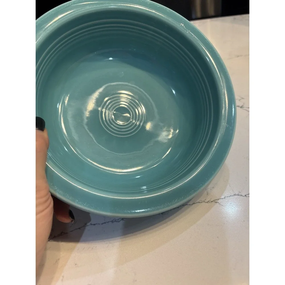 Homer Laughlin Fiestaware Turquoise 7 inch Cereal Bowl HLC USA